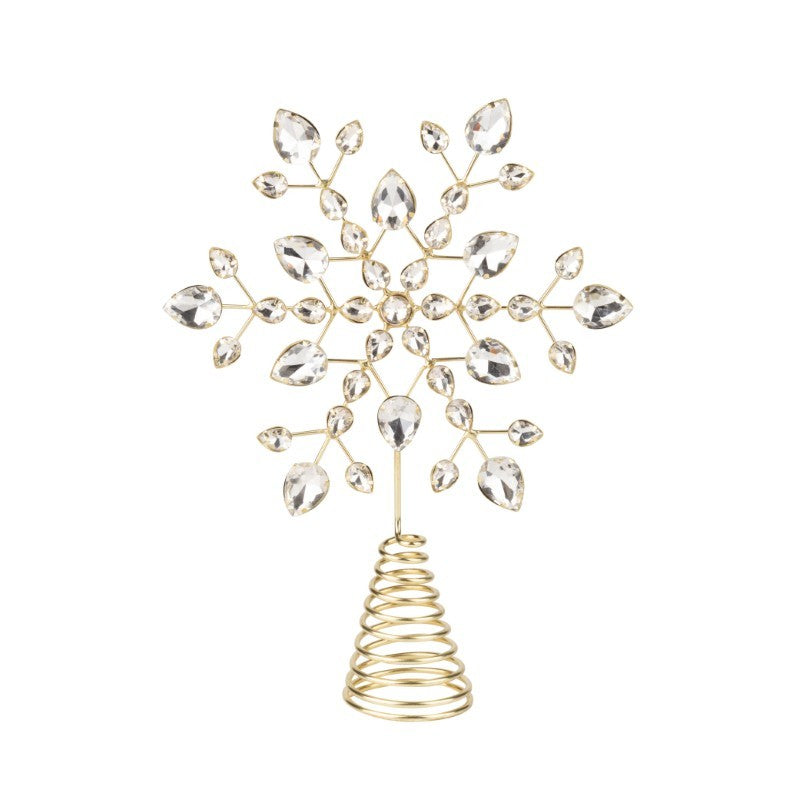 Beaded Snowflake Tree Topper