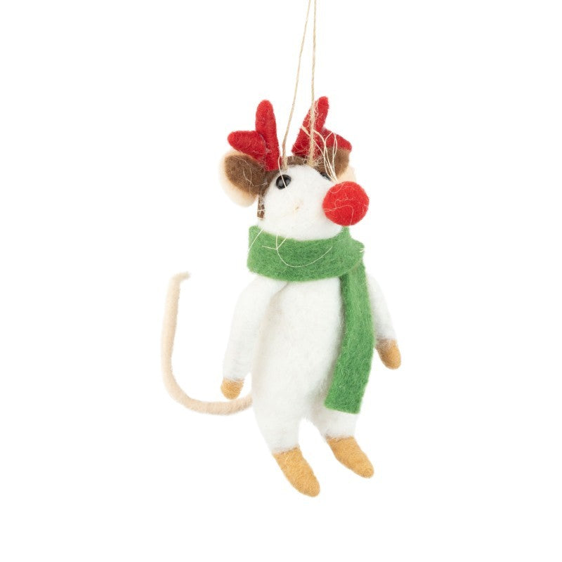 Reindeer In Antlers Ornament