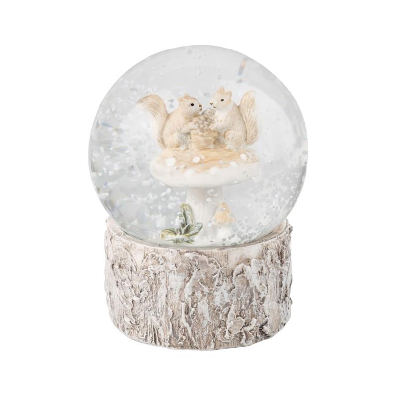 Squirrel Duo Snow Globe, 3.5&quot;