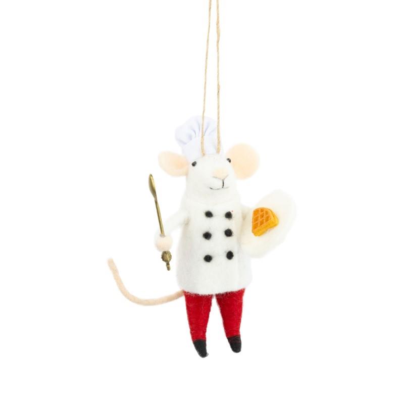 Chef Mouse Ornament