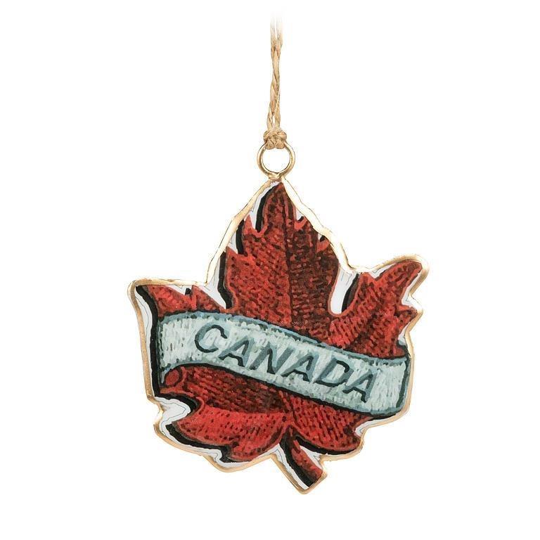 Maple Leaf Canada Ornament