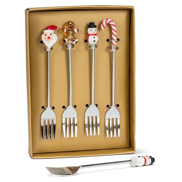 Holiday Icon Cocktail Forks, Set of 4