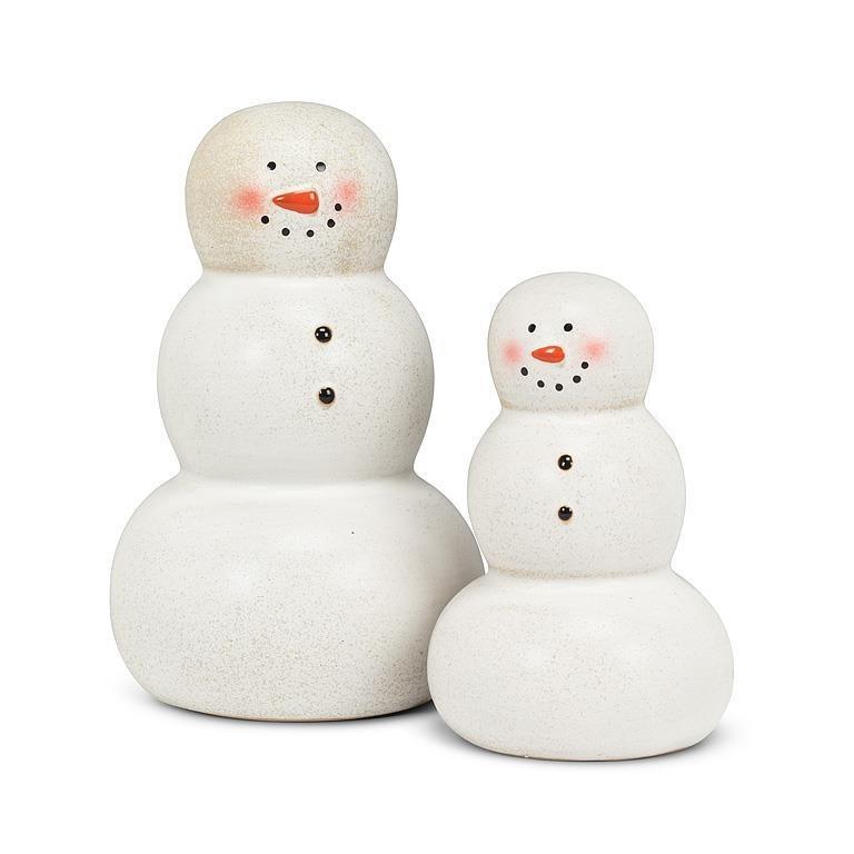 Happy Snowman Figurine