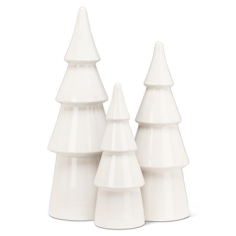Tiered White Porcelain Tree