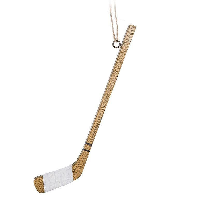 Wooden Hockey Stick Ornament