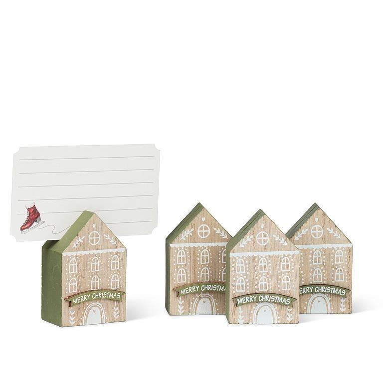 House Placecard Holders, Set of 4