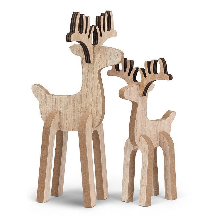 Simple Wooden Reindeer