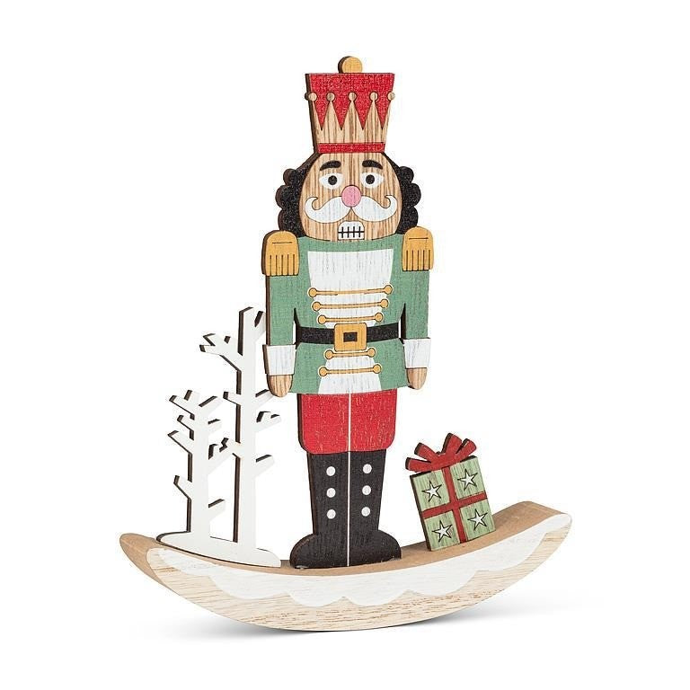 Rocking Classic Nutcracker, 7"H