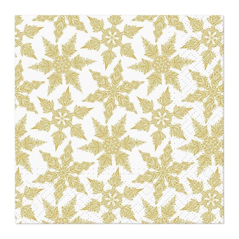 Gold Winter - Cocktail Paper Napkins - Pack/20