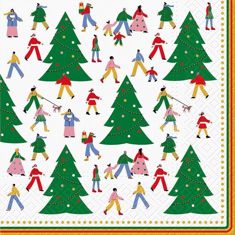 Christmas Hustle - Luncheon Paper Napkins - Pack/20