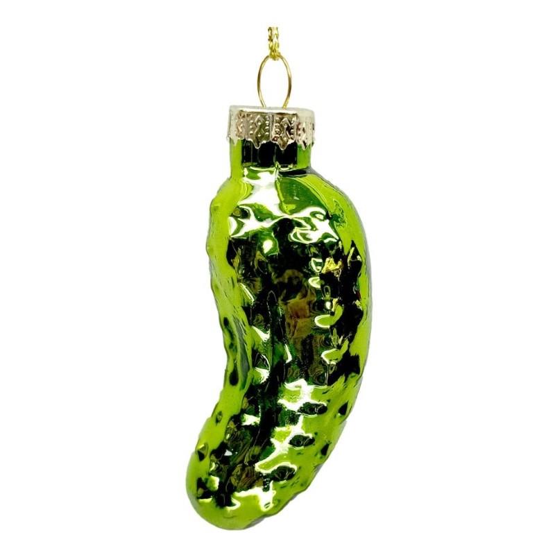 Glass Pickle Ornament
