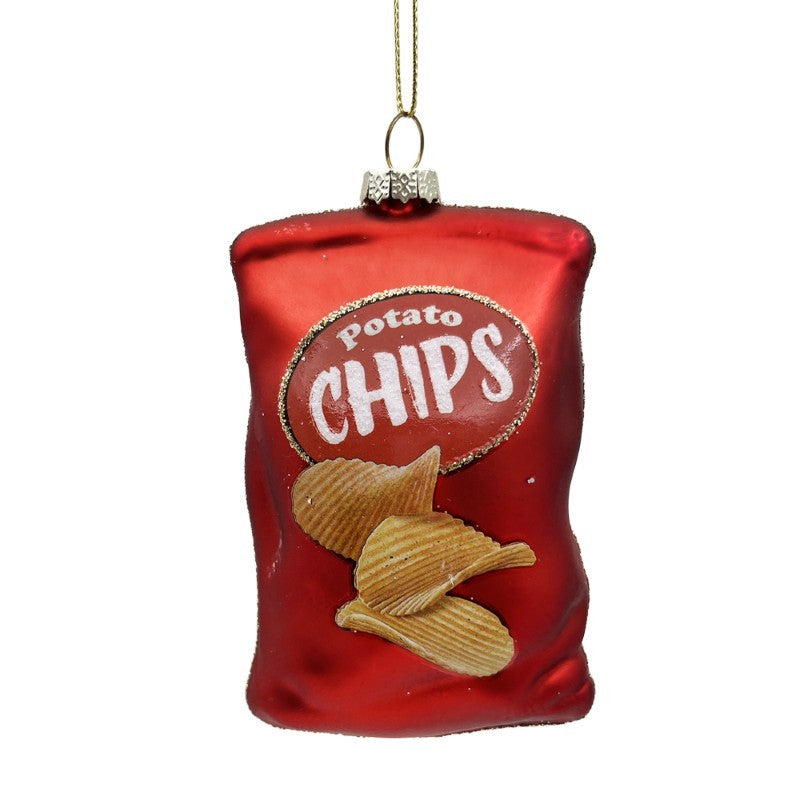 Red Potato Chip Bag Ornament