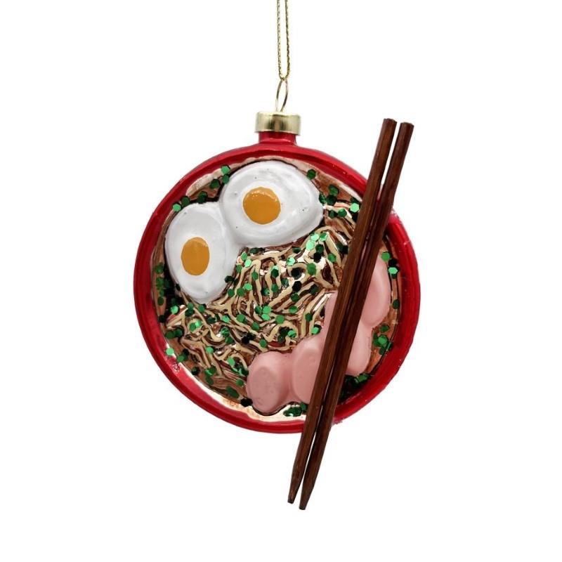 Glass Ramen Bowl Ornament