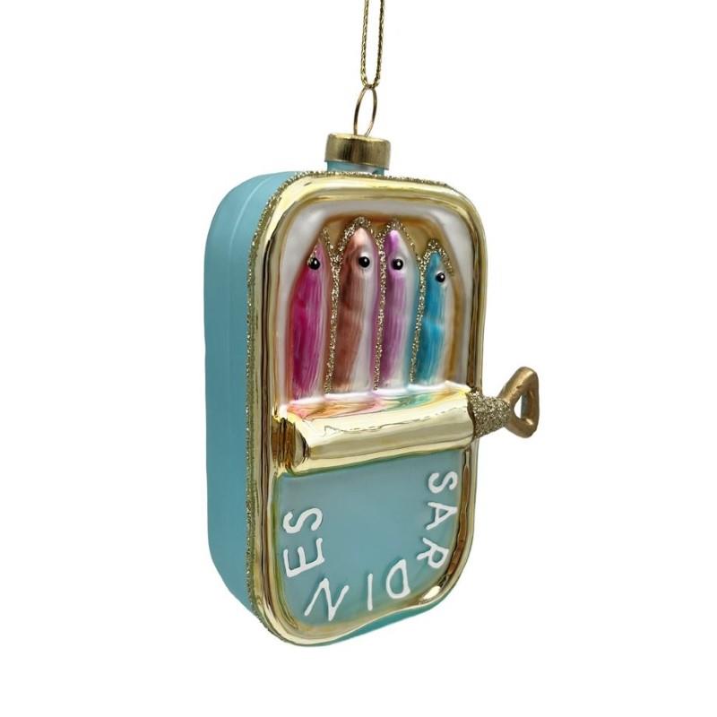 Glass Sardines Ornament