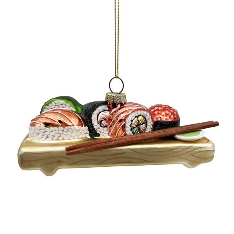 Glass Sushi Tray Ornament