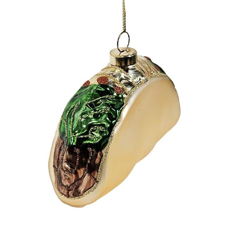 Glass Taco Ornament