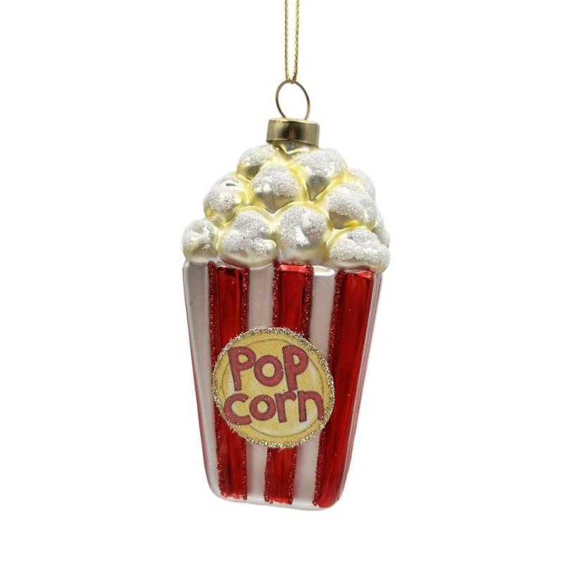 Glass Popcorn Ornament