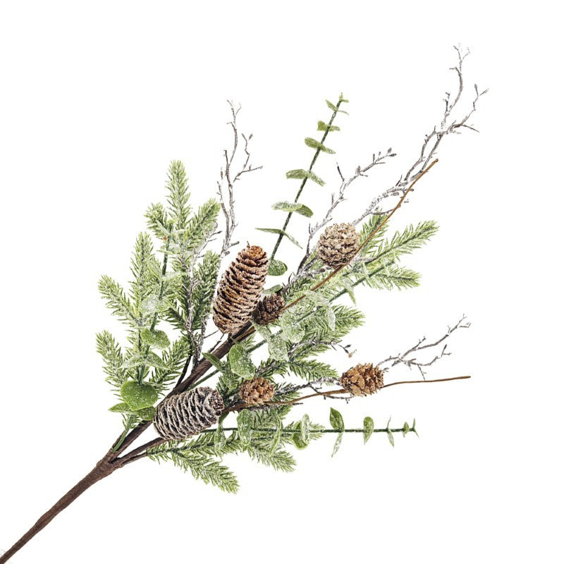 Frosted Eucalyptus and Pine Spray, 30"