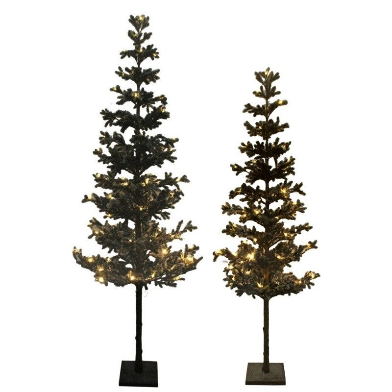 Pre-Lit Snow Frosted Alpine Christmas Tree