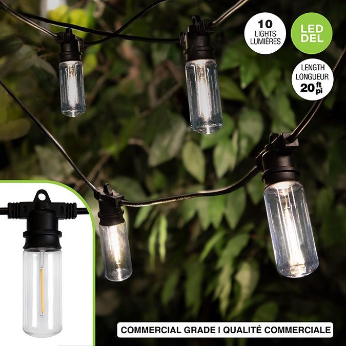 10 LED Tubular String Lights