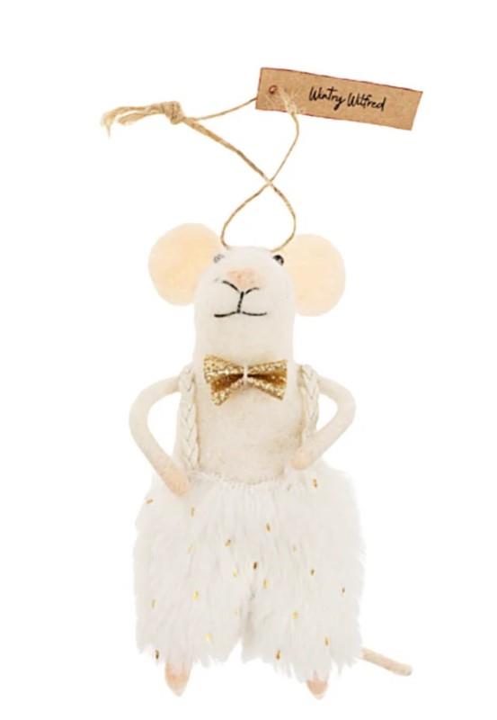 Wintry Wilfred Mouse Ornament
