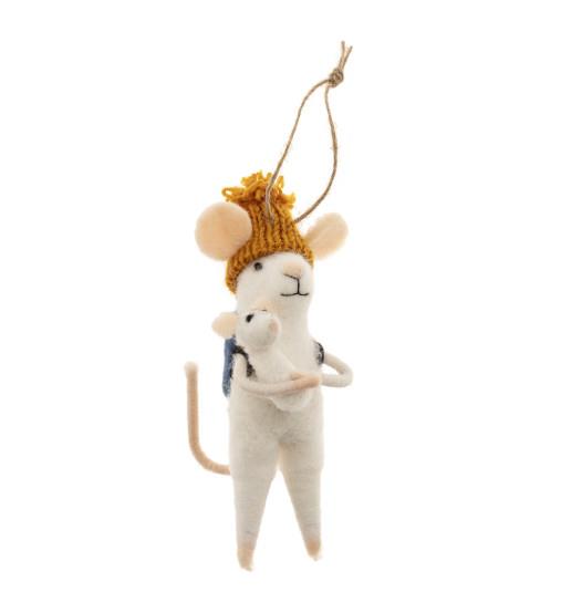 Doting Dad Mouse Ornament