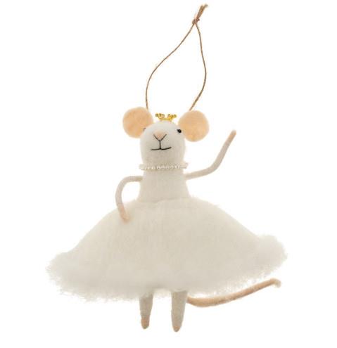 Snow Princess Mouse Ornament