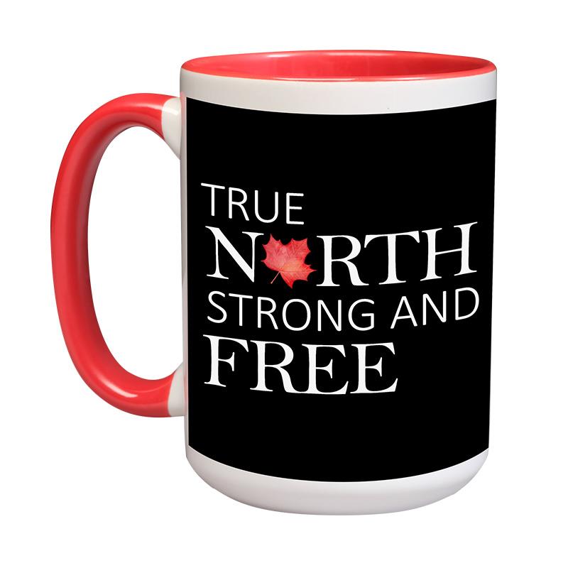 True North Strong And Free 15oz Mug