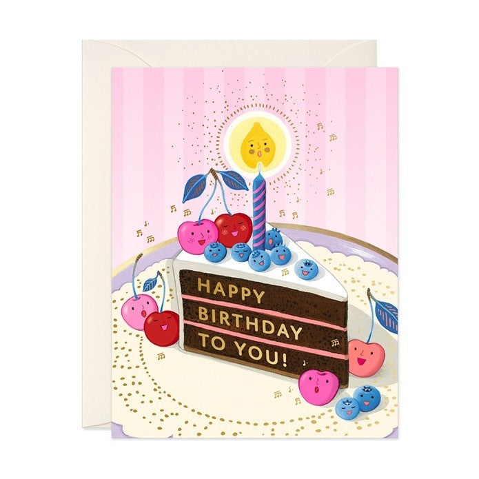Berry Serenade Birthday Card