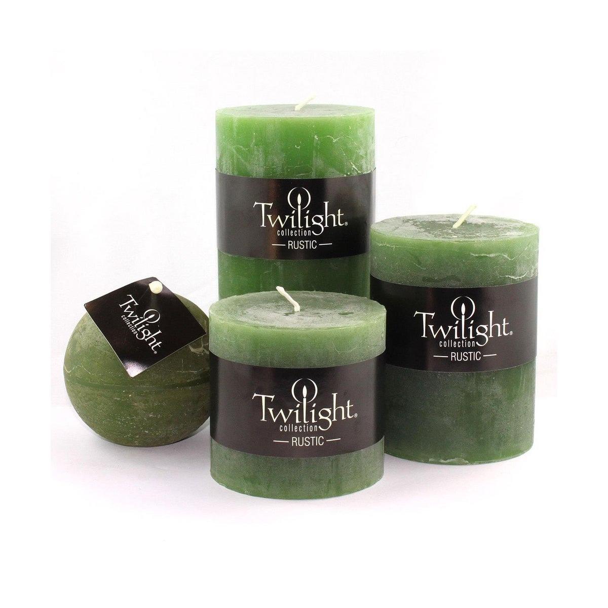 Rustic Pillar Candle Pine