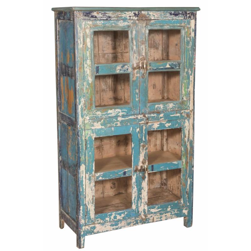 Upcycled Rothman Wood Cabinet, 57"H