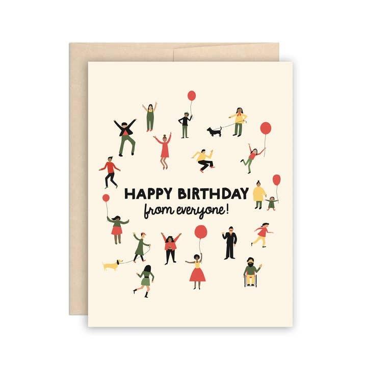 From Everyone Birthday Card