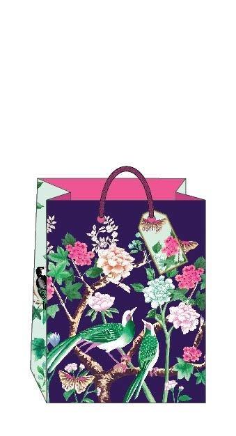 Purple Birds Gift Bag