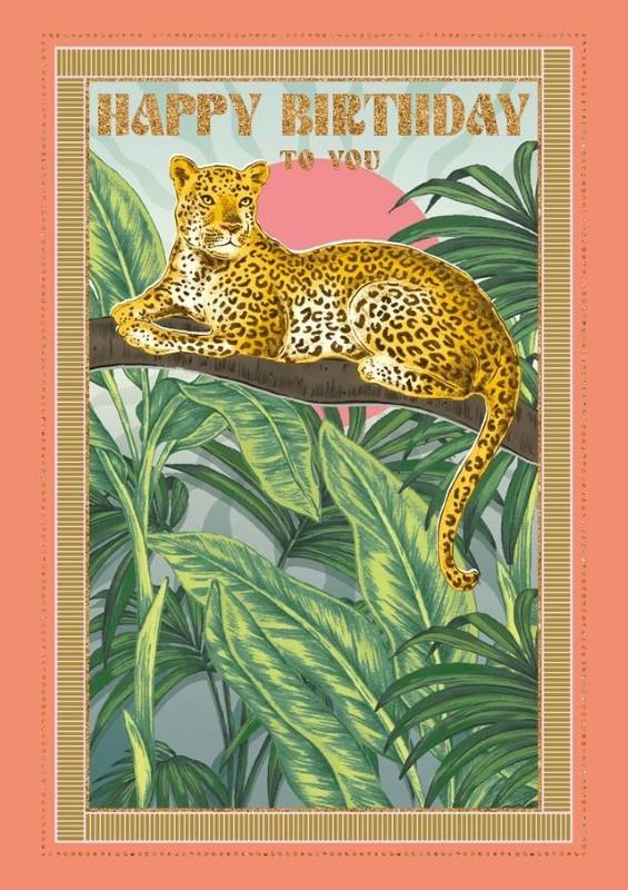 Leopards Birthday Card
