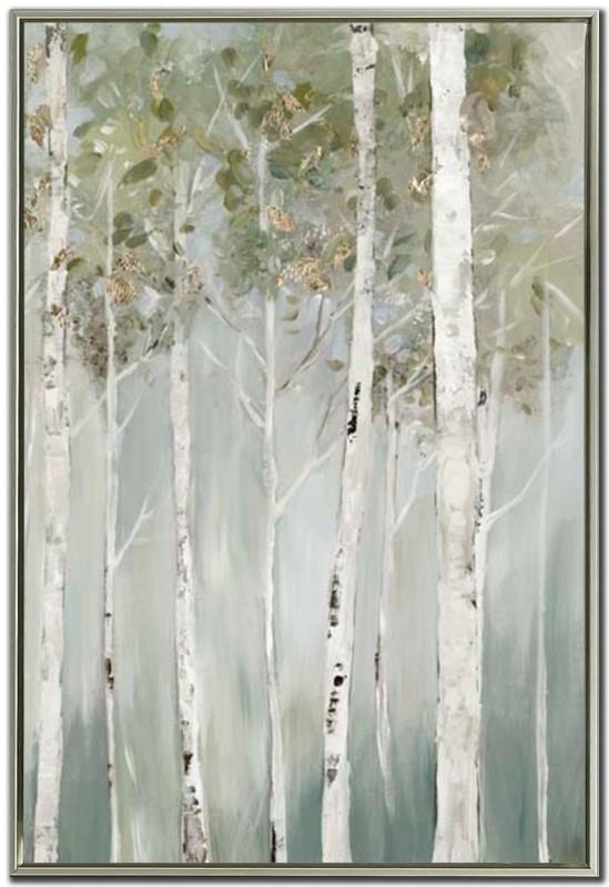 Whispering Green Birch Forest II Canvas Wall Art, 30" x 45"