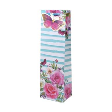 Floral Wine Bag