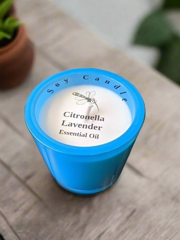 Blue Lavender Citronella Soy Candle