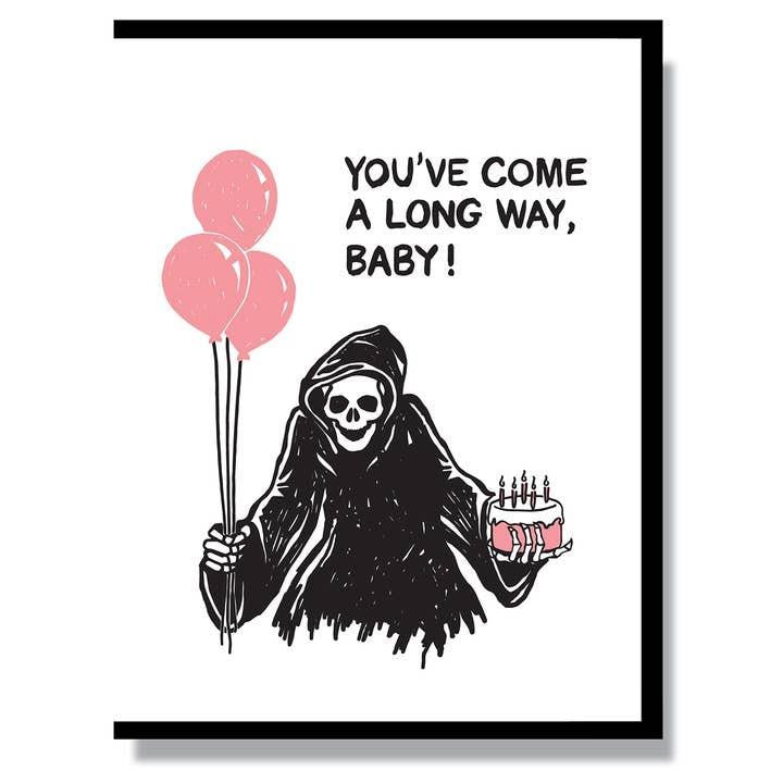 Grim Reaper Bithday Card