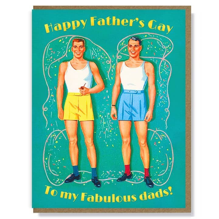 Fabulous Gay Dad Father's Day Card