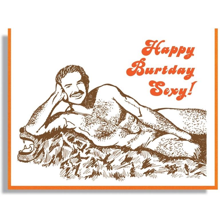 Burt Reynolds Bithday Card