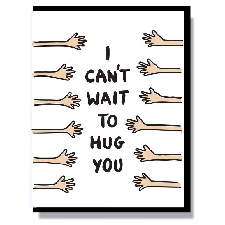 Can't Wait To Hug You Greeting Card