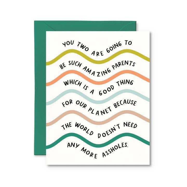 Amazing Parents New Baby Card