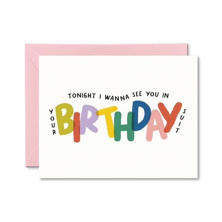 Birthday Suit Card