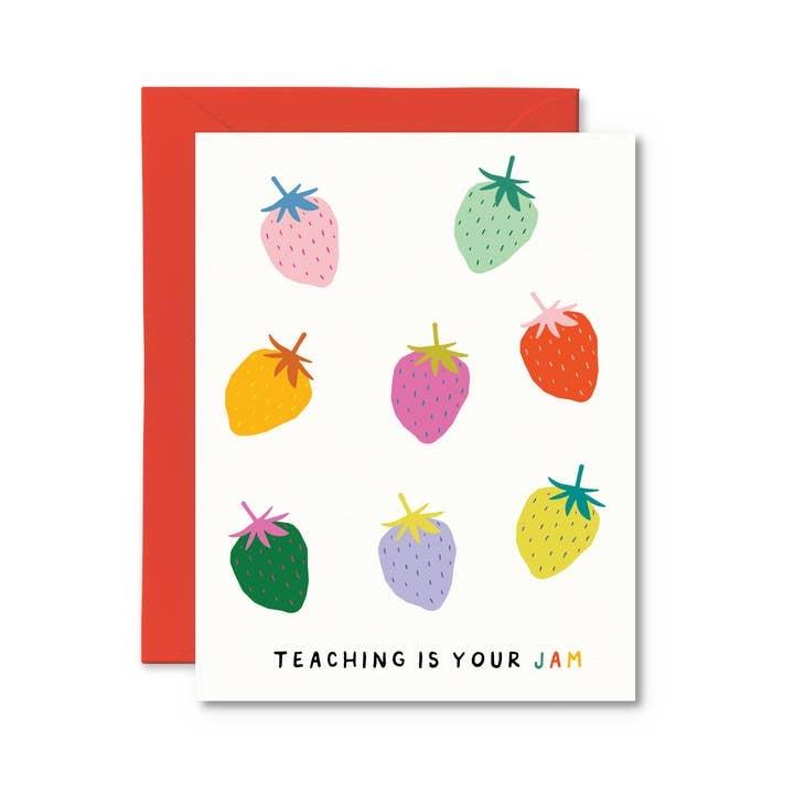 Teaching Is Your Jam Thank You Card