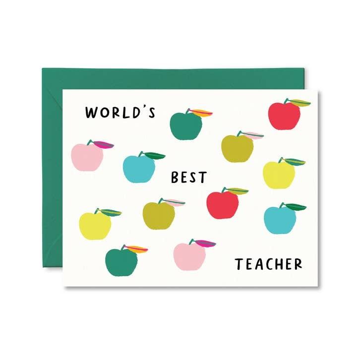 World's Best Teacher Thank You Card