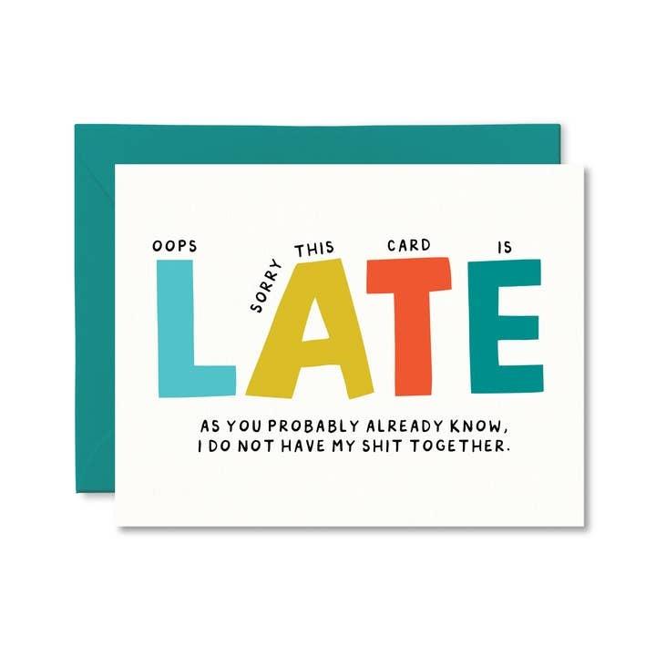 Belated Birthday Card