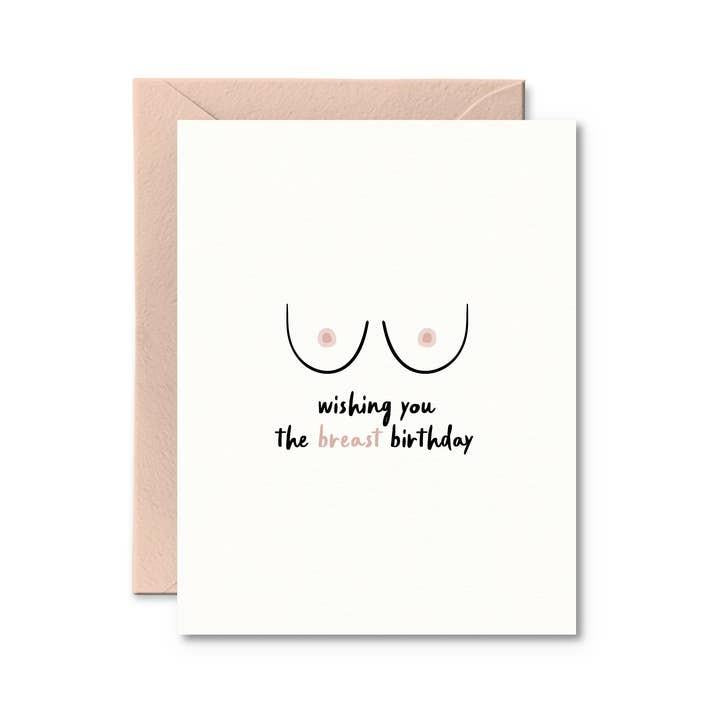 Breast Birthday Card