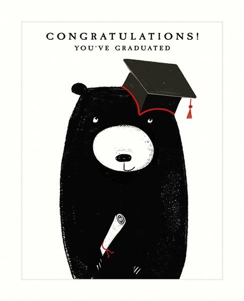 Bear Graduation Card