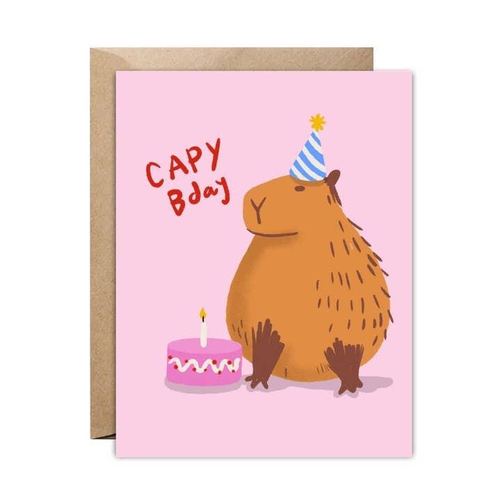 Capy Birthday Card