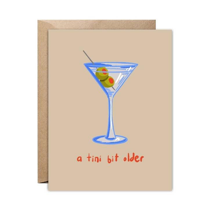 Tini Bit Older Birthday Card